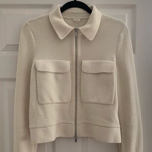 Arket Merino off-white Box jacket